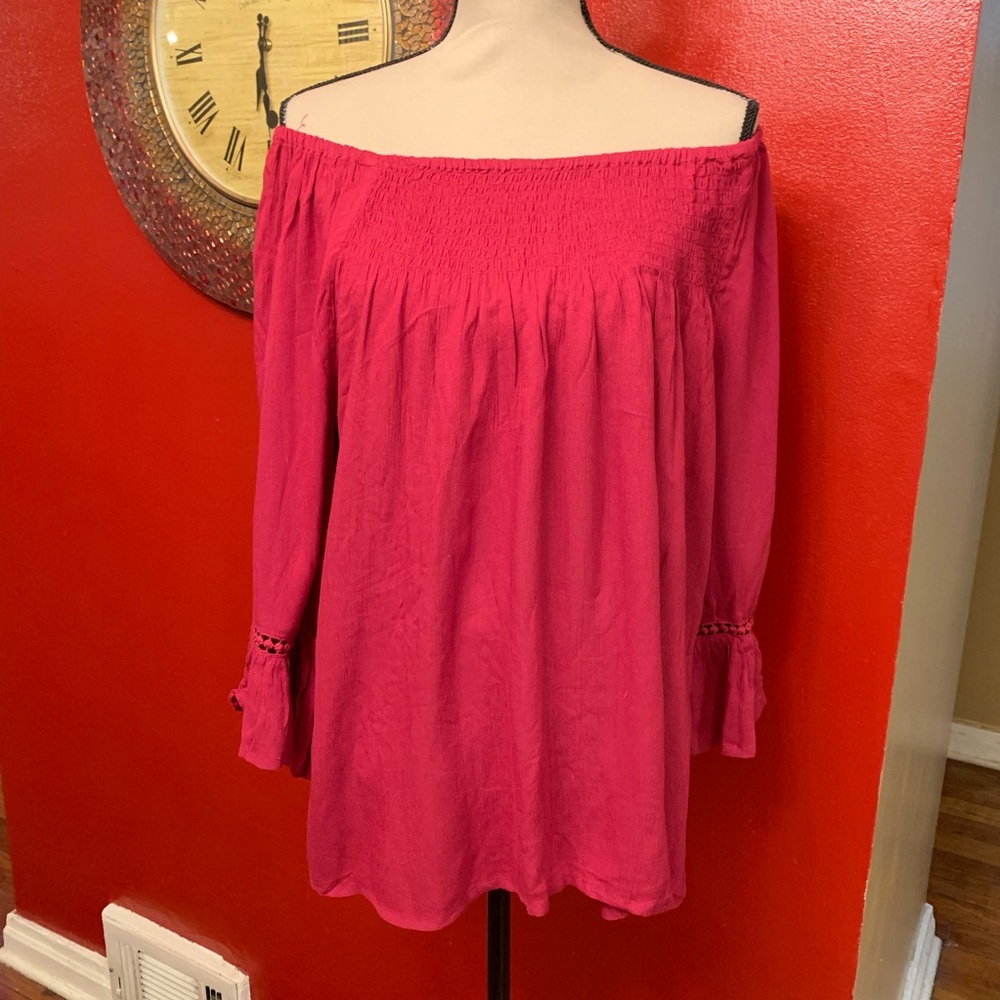 Westport top from Dressbarn Red large